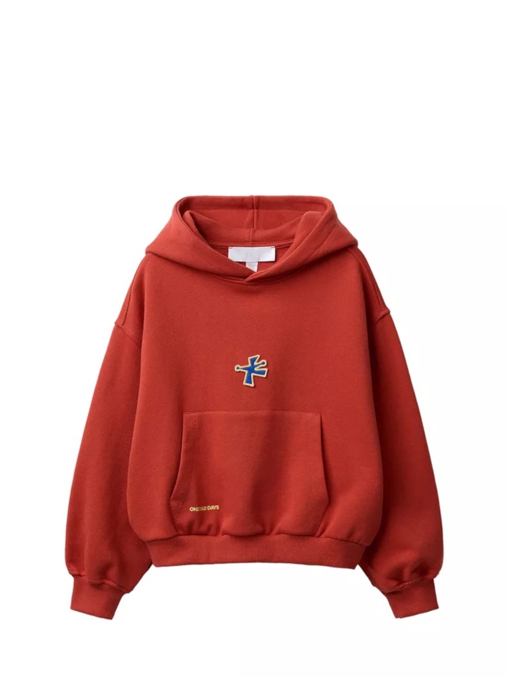 Zara kids Patch Hoodie Sweatshirt